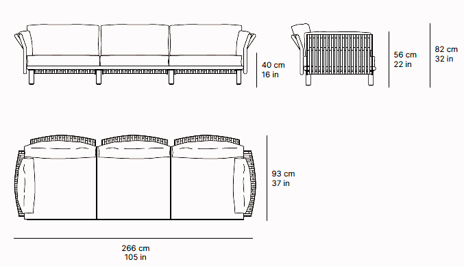 croquis sofa tempo skld studio